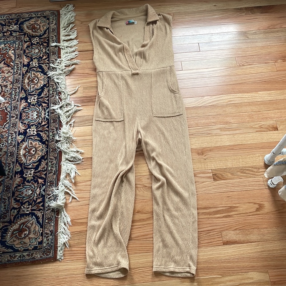 Free People Tan Beach Coverup
